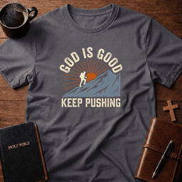 Keep Pushing T Shirt Gift For Christian