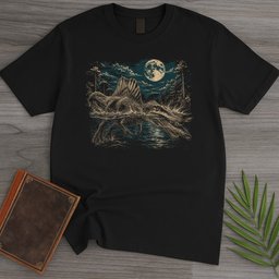 Vintage Spinosaurus Night Hunt T-Shirt