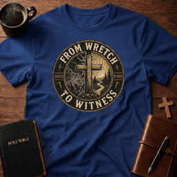 From Wretch T Shirt Gift For Christian