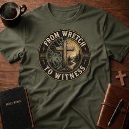 From Wretch T Shirt Gift For Christian