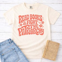 Read Books And Fight The Patriarchy Tee Gift For Cat Lover