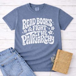Read Books And Fight The Patriarchy Tee Gift For Cat Lover