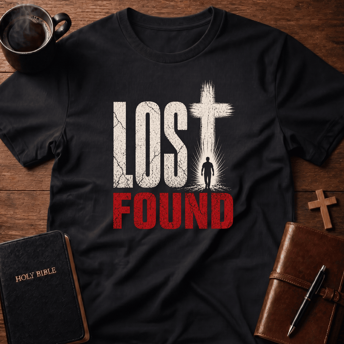 Lost And Found T Shirt Gift For Christian