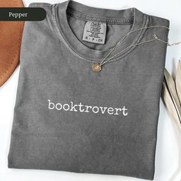 Minimalist Booktrovert Shirt T Shirt Gift For Cat Lover