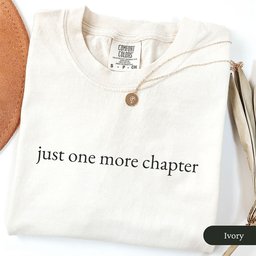 Minimalist Just One More Chapter Shirt T Shirt Gift For Cat Lover