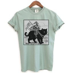 Medieval Knight Cat Rider Shirt T Shirt Gift For Cat Lover