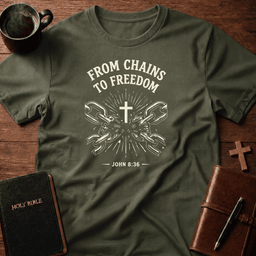 Chains To T Shirt Gift For Christian