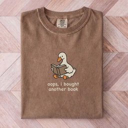 Oops I Bought Another Book Goose Tee Gift For Cat Lover