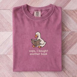 Oops I Bought Another Book Goose Tee Gift For Cat Lover