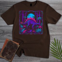 Stegosaurus Cyber Time T-Shirt