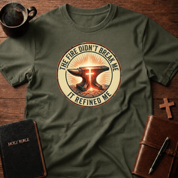 Fire Refined T Shirt Gift For Christian