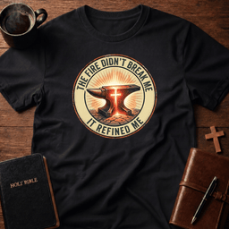 Fire Refined T Shirt Gift For Christian