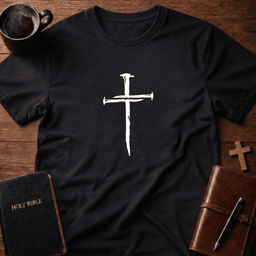 Nail Cross T Shirt Gift For Christian