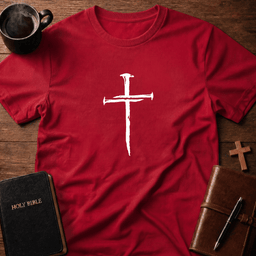 Nail Cross T Shirt Gift For Christian