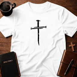 Nail Cross T Shirt Gift For Christian