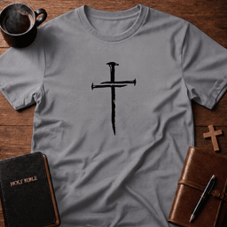 Nail Cross T Shirt Gift For Christian