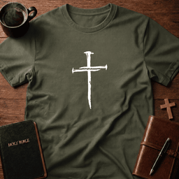 Nail Cross T Shirt Gift For Christian