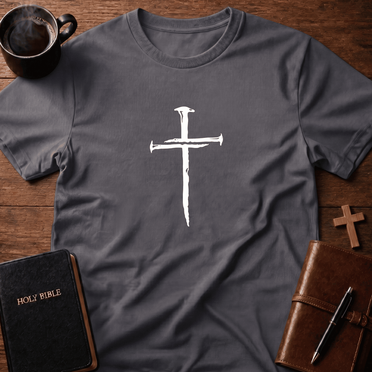Nail Cross T Shirt Gift For Christian