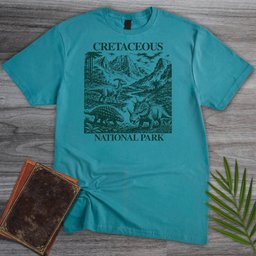 Vintage Cretaceous National Park T Shirt Gift For Nature Lover