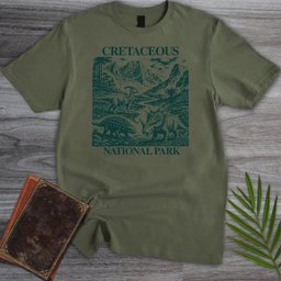 Vintage Cretaceous National Park T Shirt Gift For Nature Lover