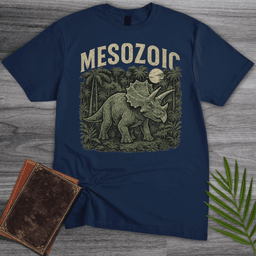 Vintage Mesozoic Horned Titan T Shirt Gift For Nature Lover