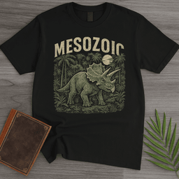 Vintage Mesozoic Horned Titan T Shirt Gift For Nature Lover