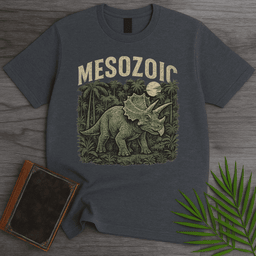 Vintage Mesozoic Horned Titan T Shirt Gift For Nature Lover