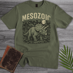 Vintage Mesozoic Horned Titan T Shirt Gift For Nature Lover