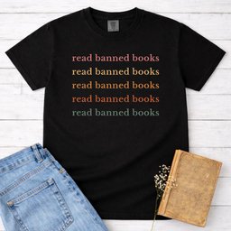 Read Banned Books T Shirt Gift For Cat Lover