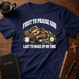 First To T Shirt Gift For Christian