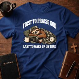 First To T Shirt Gift For Christian