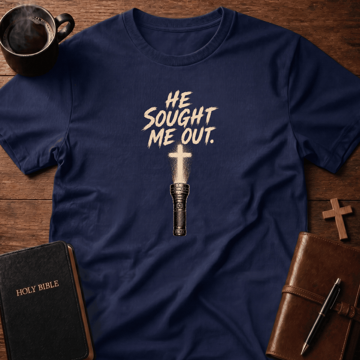 He Sought T Shirt Gift For Christian