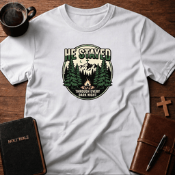 He Stayed T Shirt Gift For Christian