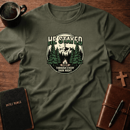 He Stayed T Shirt Gift For Christian
