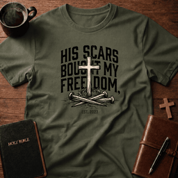 His Scars T Shirt Gift For Christian