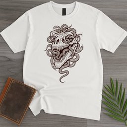 T Rex Fossilized Home T Shirt Gift For Dinosaur Lover