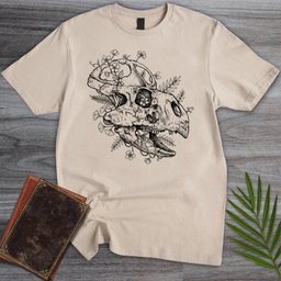 The Small Floral Protoceratops T Shirt Gift For Nature Lover