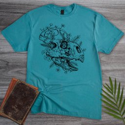 The Small Floral Protoceratops T Shirt Gift For Nature Lover