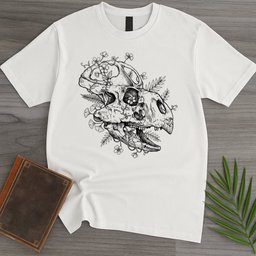 The Small Floral Protoceratops T Shirt Gift For Nature Lover