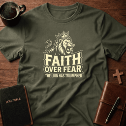 Faith Lion T Shirt Gift For Christian
