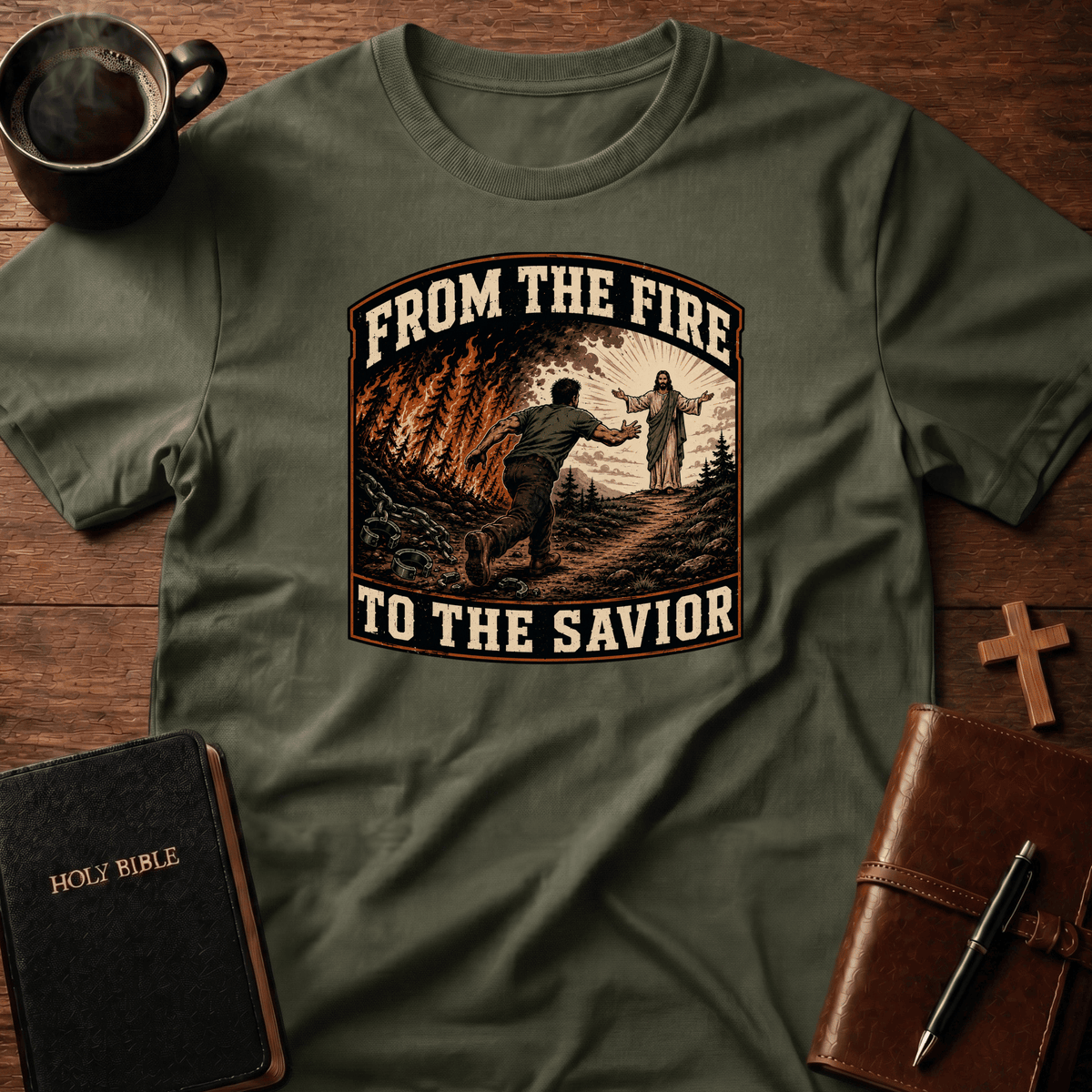 From Fire T Shirt Gift For Christian