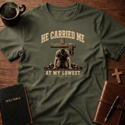 Carried Me T Shirt Gift For Christian
