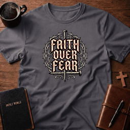 Faith Over T Shirt Gift For Christian
