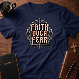 Faith Over T Shirt Gift For Christian