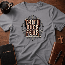 Faith Over T Shirt Gift For Christian