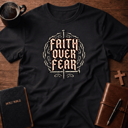 Faith Over T Shirt Gift For Christian
