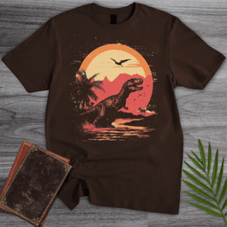 Vintage Mesozoic Retro Jungle T Shirt Gift For Nature Lover