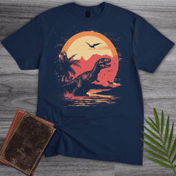Vintage Mesozoic Retro Jungle T Shirt Gift For Nature Lover