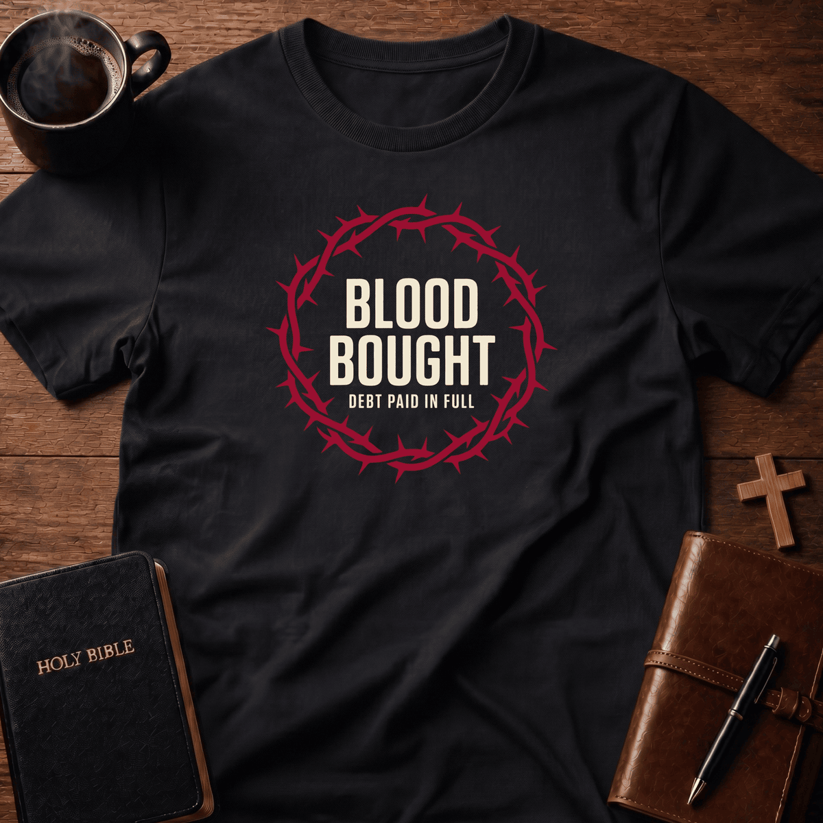 Blood Bought T Shirt Gift For Christian