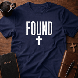 Found T Shirt Gift For Christian